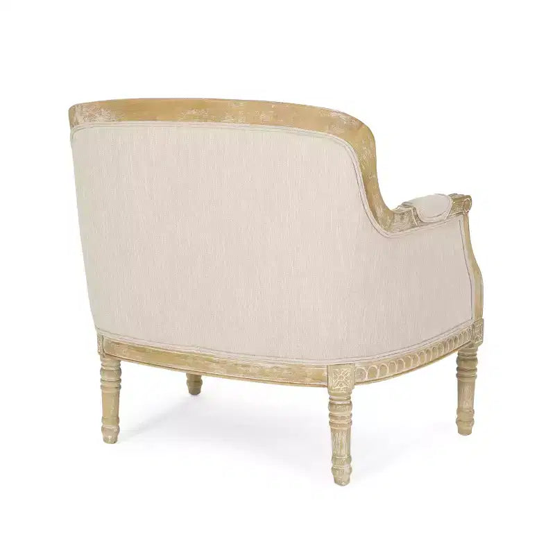 Poltrona Christopher Knight Home Tamarisk in tessuto stile francese antico