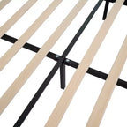 Base letto matrimoniale/king size con testiera imbottita, tessuto bouclé - ModernLuxe