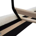 Base letto matrimoniale/king size con testiera imbottita, tessuto bouclé - ModernLuxe