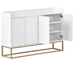 Hostack Madia Moderna Elegante Credenza con Ampio Spazio di Archiviazione per Sala da Pranzo, Ingresso