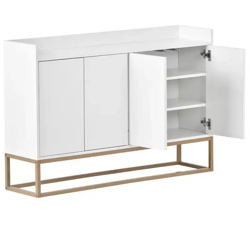 Hostack Madia Moderna Elegante Credenza con Ampio Spazio di Archiviazione per Sala da Pranzo, Ingresso