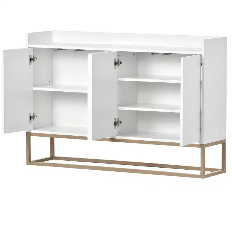 Hostack Madia Moderna Elegante Credenza con Ampio Spazio di Archiviazione per Sala da Pranzo, Ingresso