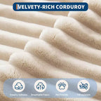 Chaise longue 61'', divano imbottito comodo e oversize extra-large con cuscini, divano per la lettura, divano cloud in morbida pelliccia sintetica
