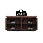 GDFStudio Orin 58.3 Credenza Moderna Testurizzata a Buffet con 4 Ante e 2 Ripiani