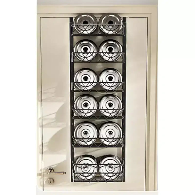 Dispensa a 6 ripiani da appendere alla porta, organizer da dispensa da appendere alla porta, scaffale da appendere per armadietto, ripiani organizer per spezie di grande capacità per la cucina