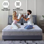Okak Modern Materasso Ibrido da 12 Pollici Certificato CertiPUR-US con Memory Foam per un Sonno Confortevole, Materasso a Sensazione Media
