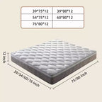 Okak Modern Materasso Ibrido da 12 Pollici Certificato CertiPUR-US con Memory Foam per un Sonno Confortevole, Materasso a Sensazione Media