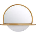 Tsarra Mirror - 35.25 x 28 - MRR3057 - Gold - Safavieh
