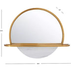 Specchio Tsarra - 35.25 x 28 - MRR3057 - Oro - Safavieh