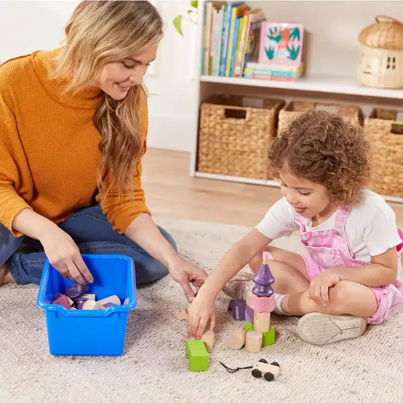 ECR4Kids Streamline - Mobiletto a 15 Scomparti con 15 Contenitori a Cesto, 3x5, Mobili per Bambini