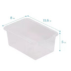 ECR4Kids Streamline - Mobiletto a 15 Scomparti con 15 Contenitori a Cesto, 3x5, Mobili per Bambini