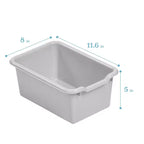 ECR4Kids Streamline - Mobiletto a 15 Scomparti con 15 Contenitori a Cesto, 3x5, Mobili per Bambini