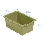 ECR4Kids Streamline - Mobiletto a 15 Scomparti con 15 Contenitori a Cesto, 3x5, Mobili per Bambini