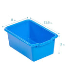 ECR4Kids Streamline - Mobiletto a 15 Scomparti con 15 Contenitori a Cesto, 3x5, Mobili per Bambini