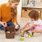 ECR4Kids Streamline - Mobiletto a 15 Scomparti con 15 Contenitori a Cesto, 3x5, Mobili per Bambini