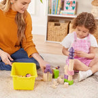 ECR4Kids Streamline - Mobiletto a 15 Scomparti con 15 Contenitori a Cesto, 3x5, Mobili per Bambini