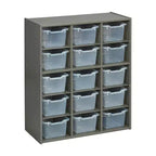 Mobile a 15 Scomparti ECR4Kids Streamline e 15 Contenitori con Apertura Frontale, 5x3, Mobili per Bambini