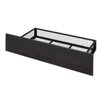 Letto a castello in metallo Full XL sopra Queen con 2 cassetti, telaio letto a castello resistente per bambini, ragazzi e adulti