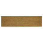 Hostack Credenza a 4 ante con ante in vetro, grande credenza contenitore con ripiani regolabili per cucina e sala da pranzo, pino antico