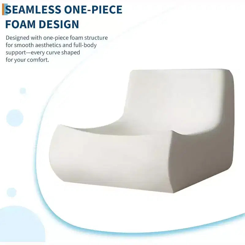 Acekool Poltrona Sacco per Adulti, Divano Singolo in Memory Foam, Tessuto Effetto Scamosciato, Sedia da Pavimento Moderna di Supporto per Soggiorno e Camera da Letto, Verde