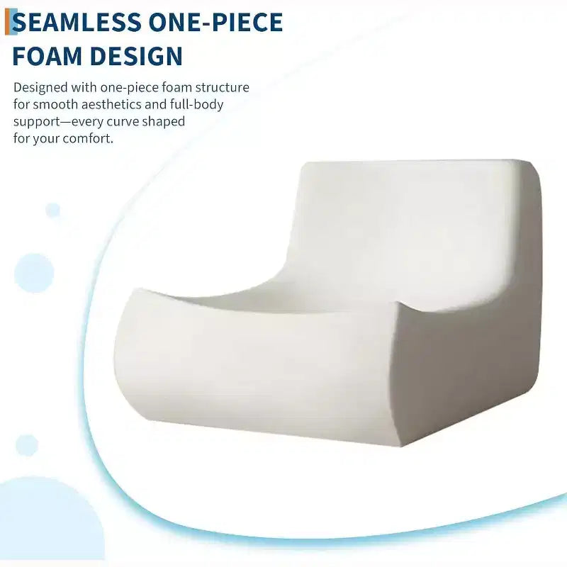 Acekool Poltrona Sacco per Adulti, Divano Singolo in Memory Foam, Tessuto Effetto Scamosciato, Sedia da Pavimento Moderna di Supporto per Soggiorno e Camera da Letto, Verde