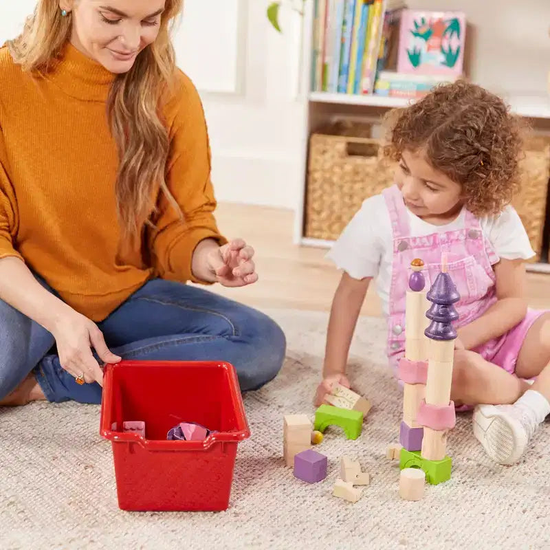 ECR4Kids Streamline Appendiabiti a 5 Scomparti per Bambini e 5 Contenitori Anteriori, Armadietto