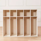 ECR4Kids Streamline Appendiabiti a 5 Scomparti per Bambini e 5 Contenitori Anteriori, Armadietto