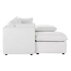 Divano componibile modulare a 3 pezzi Spruce & Spring Cream per soggiorno