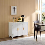 Okak Buffet Cabinet,Storage Cabinet with 3 Doors and Metal Handle,entryway cabinet for Living Room, Entryway, Kitchen