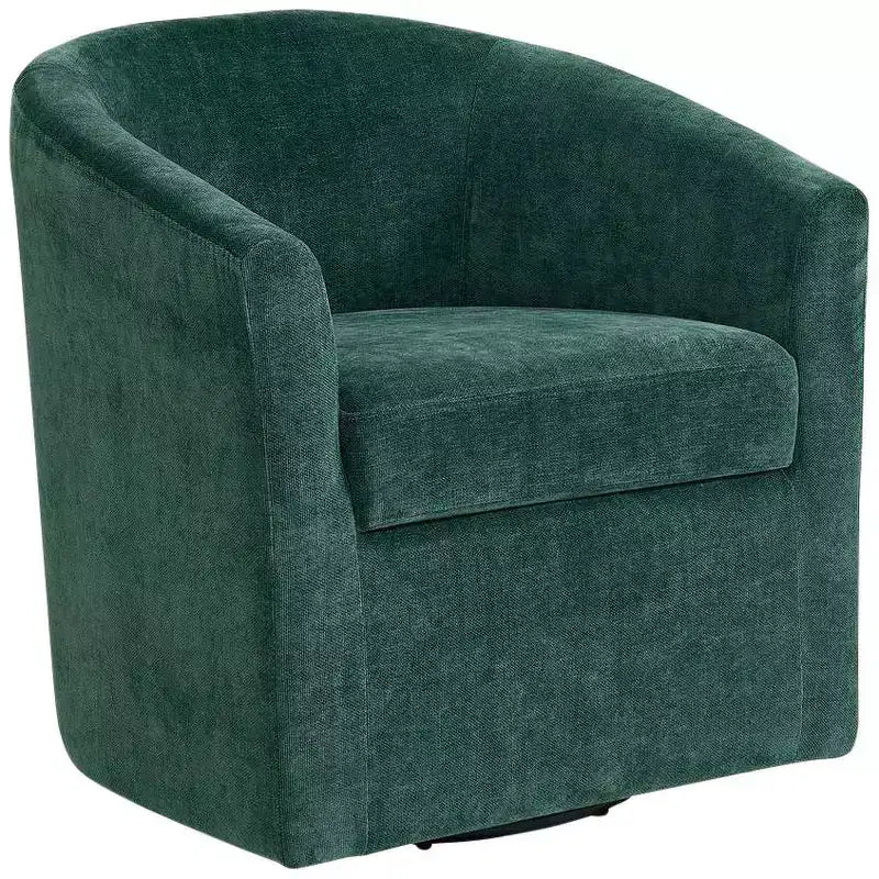 Elements Torrance Robin Emerald Fabric Swivel Chair