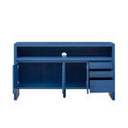 Madia Buffet Luxystar Modern 60 con Ripiano Aperto e Cassetti, Blu Navy