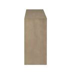 Luxystar Credenza Moderna a 60 Ante con Scaffale Aperto e Cassetti, Naturale