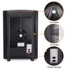 Incubatrice per rettili, incubatrice per uova da cova da 25 litri - Temperatura controllata 10°C-60°C, incubatrice digitale portatile 12V/110V per piccoli rettili