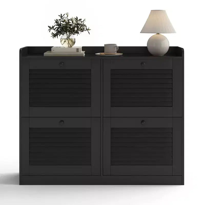 Scarpiera con ante a ribalta, Scarpiera stretta con gambe in legno, Organizzatore per scarpe da terra per ingresso, camera da letto, soggiorno