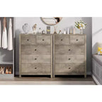 Comò a 5 cassetti, cassettiera organizer moderna con cassetti portaoggetti, cassettiere in legno per camera da letto, ingresso, corridoio