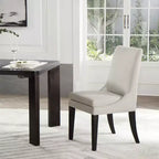 Sedia da pranzo imbottita Spruce&Spring con cuscino a doppio strato e gambe in legno