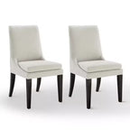 Sedia da pranzo imbottita Spruce&Spring con cuscino a doppio strato e gambe in legno