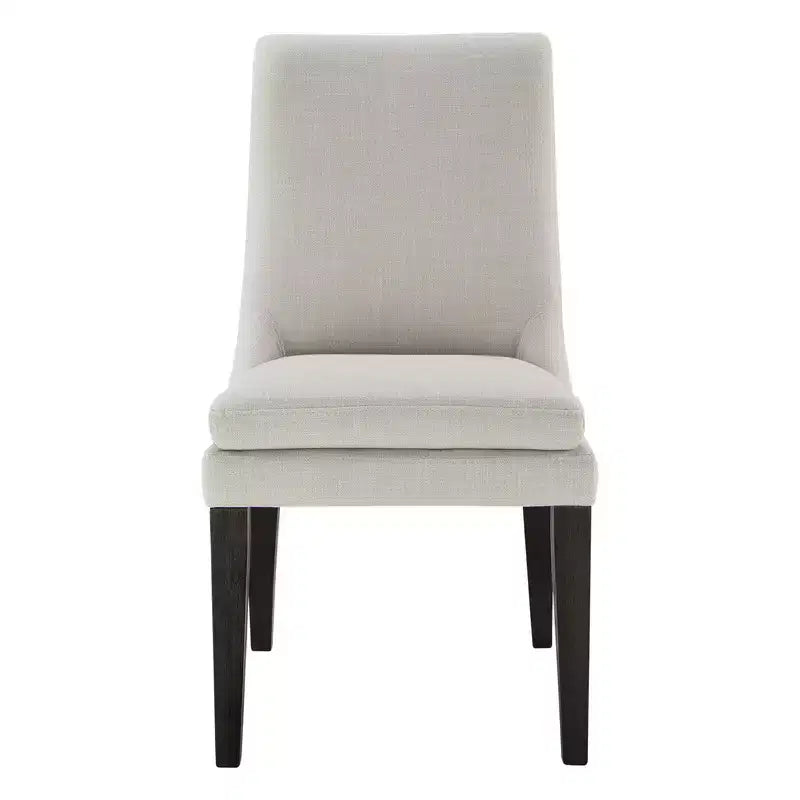 Sedia da pranzo imbottita Spruce&Spring con cuscino a doppio strato e gambe in legno