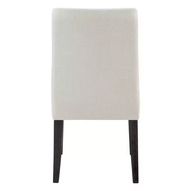 Sedia da pranzo imbottita Spruce&Spring con cuscino a doppio strato e gambe in legno