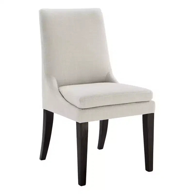 Sedia da pranzo imbottita Spruce&Spring con cuscino a doppio strato e gambe in legno