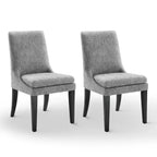 Sedia da pranzo imbottita Spruce&Spring con cuscino a doppio strato e gambe in legno