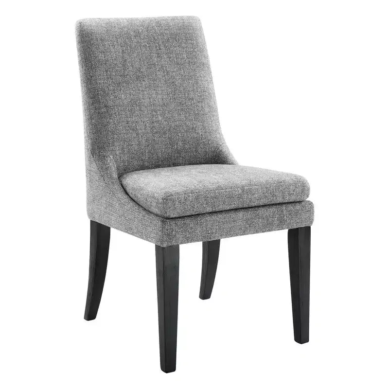 Sedia da pranzo imbottita Spruce&Spring con cuscino a doppio strato e gambe in legno