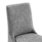 Sedia da pranzo imbottita Spruce&Spring con cuscino a doppio strato e gambe in legno