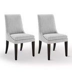 Sedia da pranzo imbottita Spruce&Spring con cuscino a doppio strato e gambe in legno