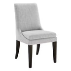 Sedia da pranzo imbottita Spruce&Spring con cuscino a doppio strato e gambe in legno