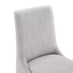 Sedia da pranzo imbottita Spruce&Spring con cuscino a doppio strato e gambe in legno