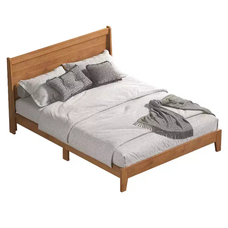 Galano Queen Abby Serene Letto con testiera Noce Ambra