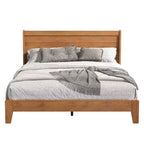 Galano Queen Abby Serene Letto con testiera Noce Ambra