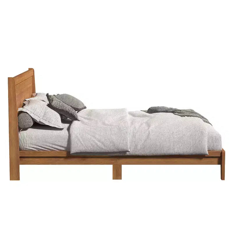 Galano Queen Abby Serene Letto con testiera Noce Ambra