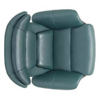 Poltrona reclinabile girevole Spruce&Spring con pouf e poggiatesta regolabile